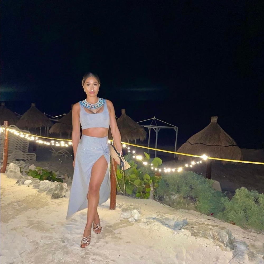 Two piece skirt set